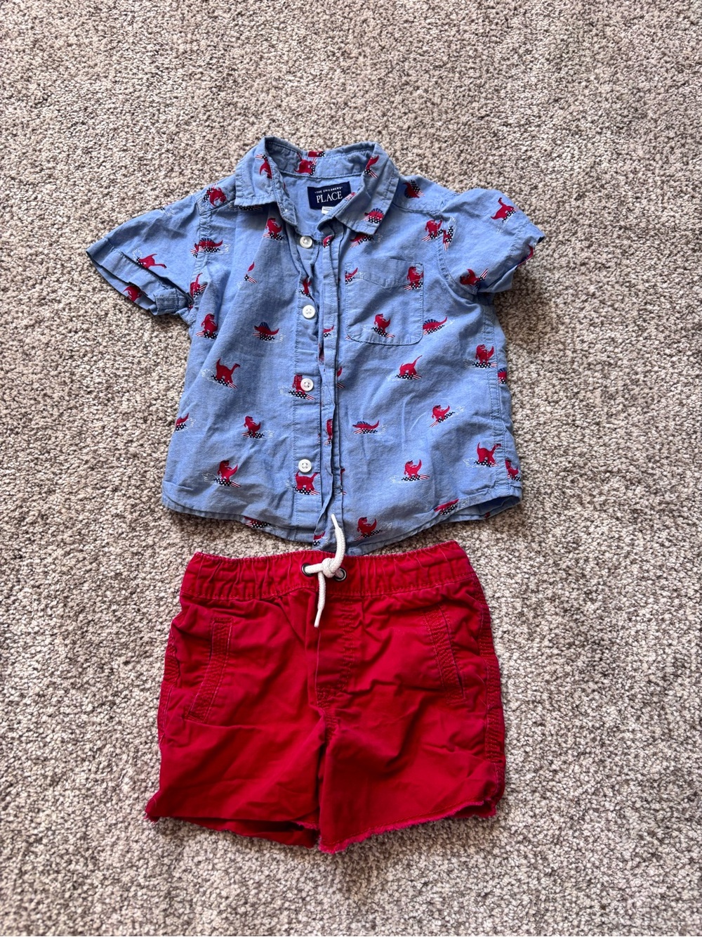 Boys 18m 4th of July outfit